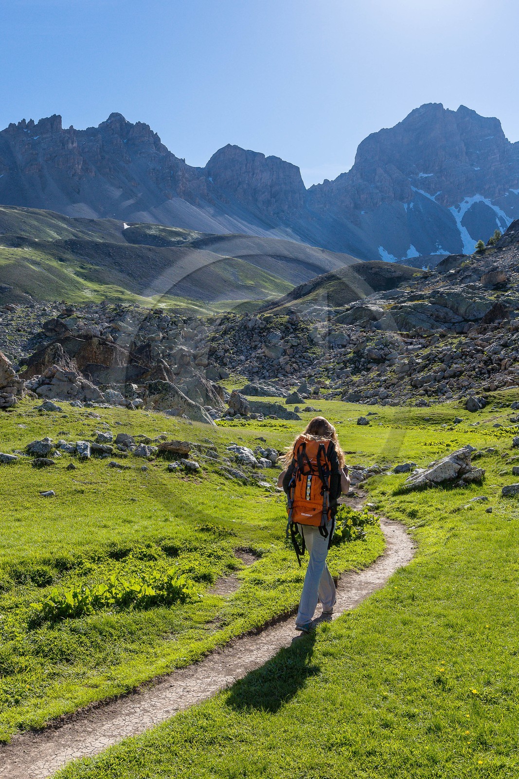 vallon de l'Orrenaye, la Tête de Moïse et les Aiguilles de l'Orrenaye