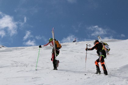 Ski Ecrins 2014, 1ère traversée des Écrins, course de ski alpinisme