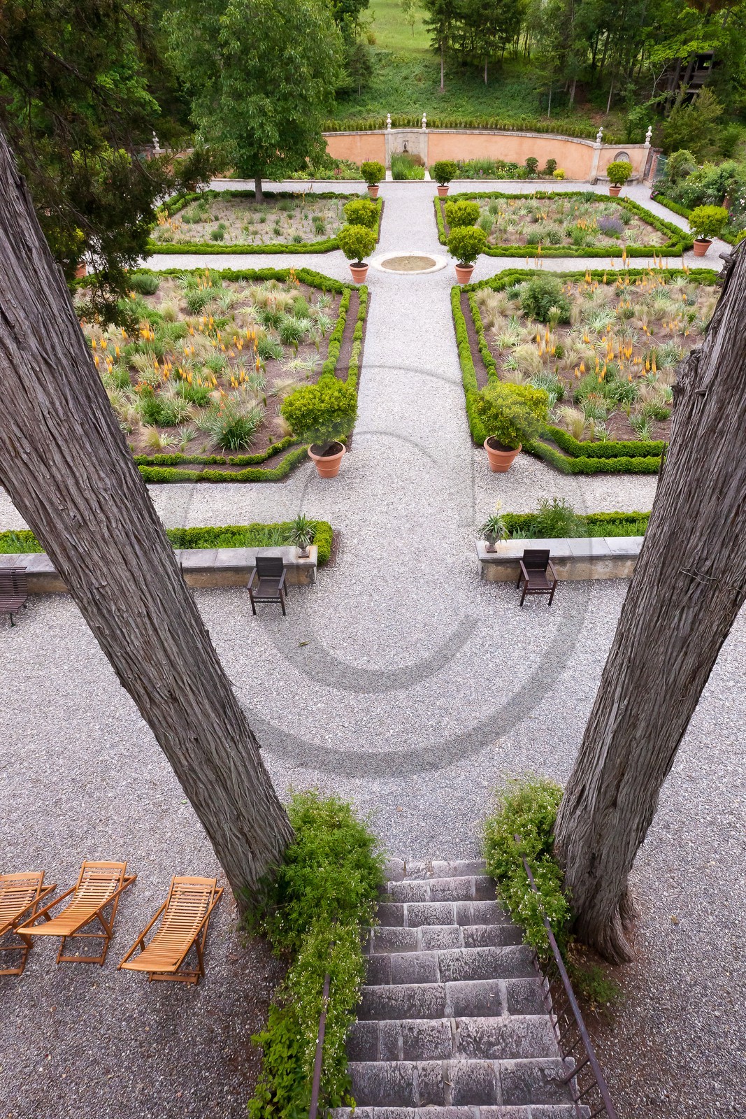 Château de Picomtal,  les jardins du château