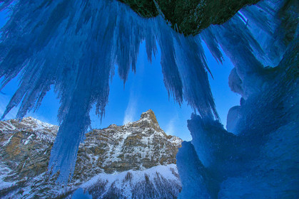 Vallée de Freissinières, Cascades de glace et La Tête de Gramuzat
