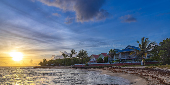 Guadeloupe, Le Moule, plage de L'Autre Bord