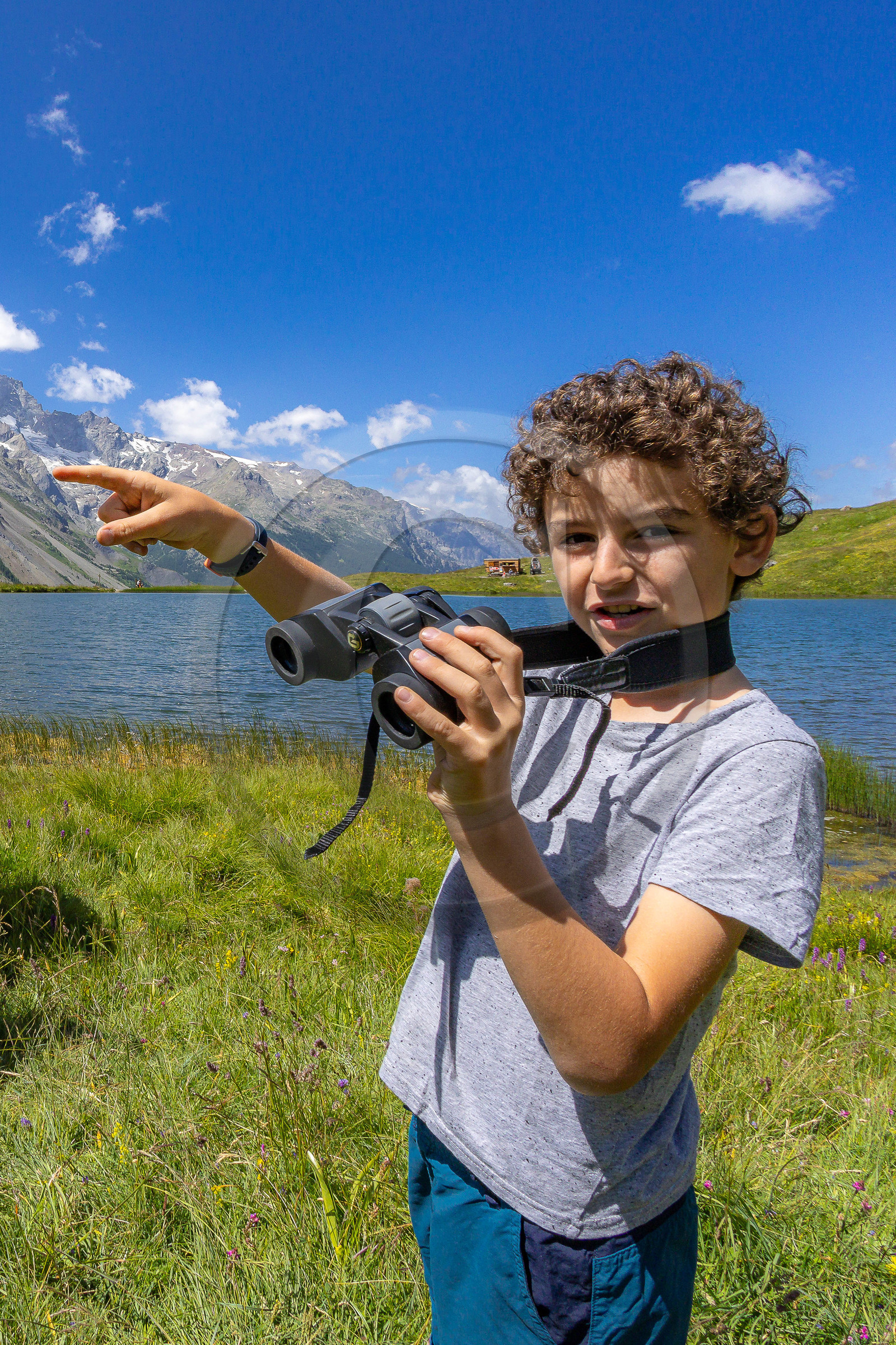 Trek famille avec animaux de bats