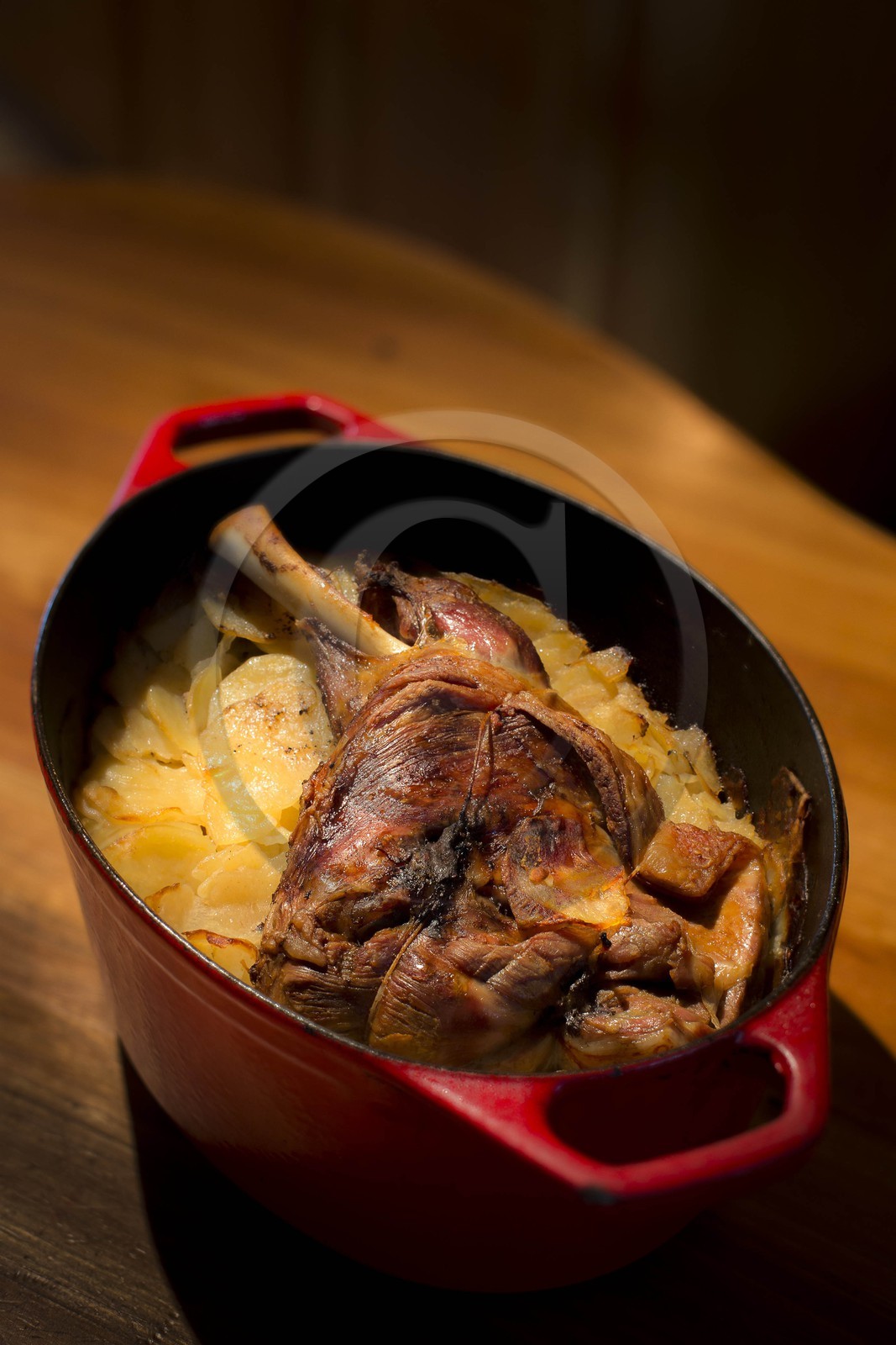 Ferme des Sonnailles, gigot d'agneau à la cocotte