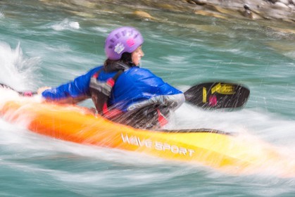 Kayak sur l'Ubaye