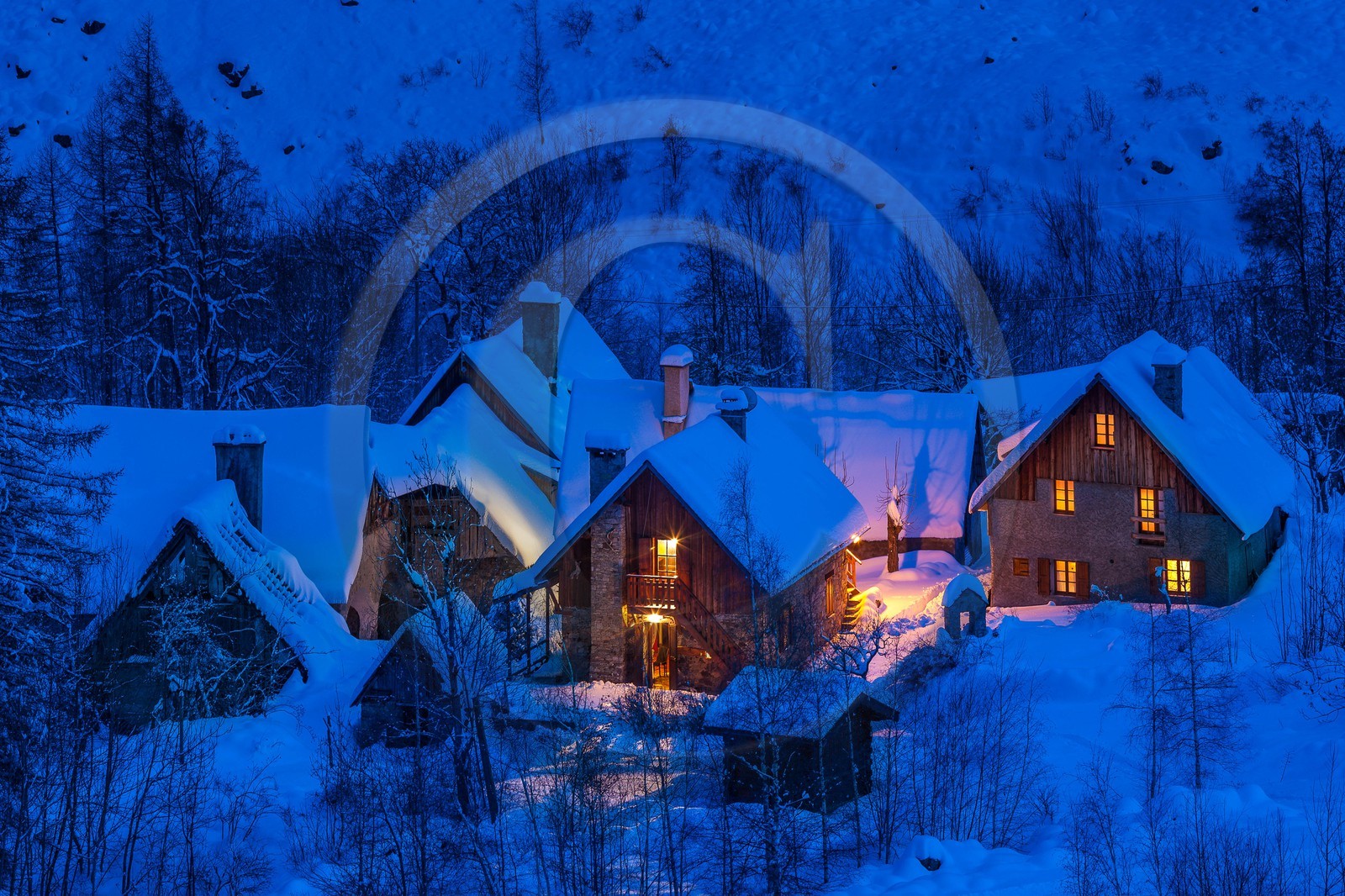 Vallée du Valgaudemar, La Chapelle-en-Valgaudemar,  Gîte d'étape du Casset