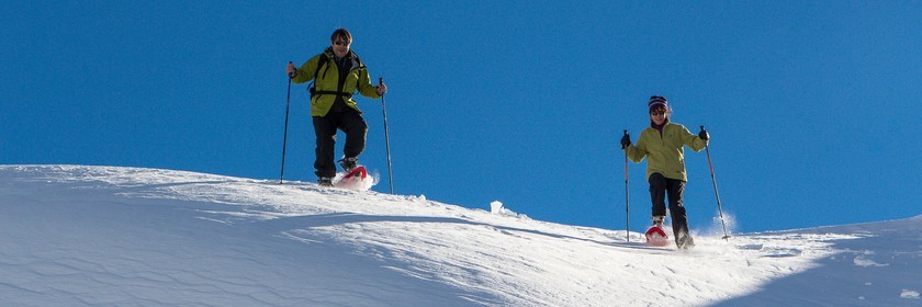 Col de Larche, vallon du lauzanier, randonnée raquettes