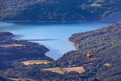 Chanteloube, viaduc de Chanteloube et vol de montgolfière