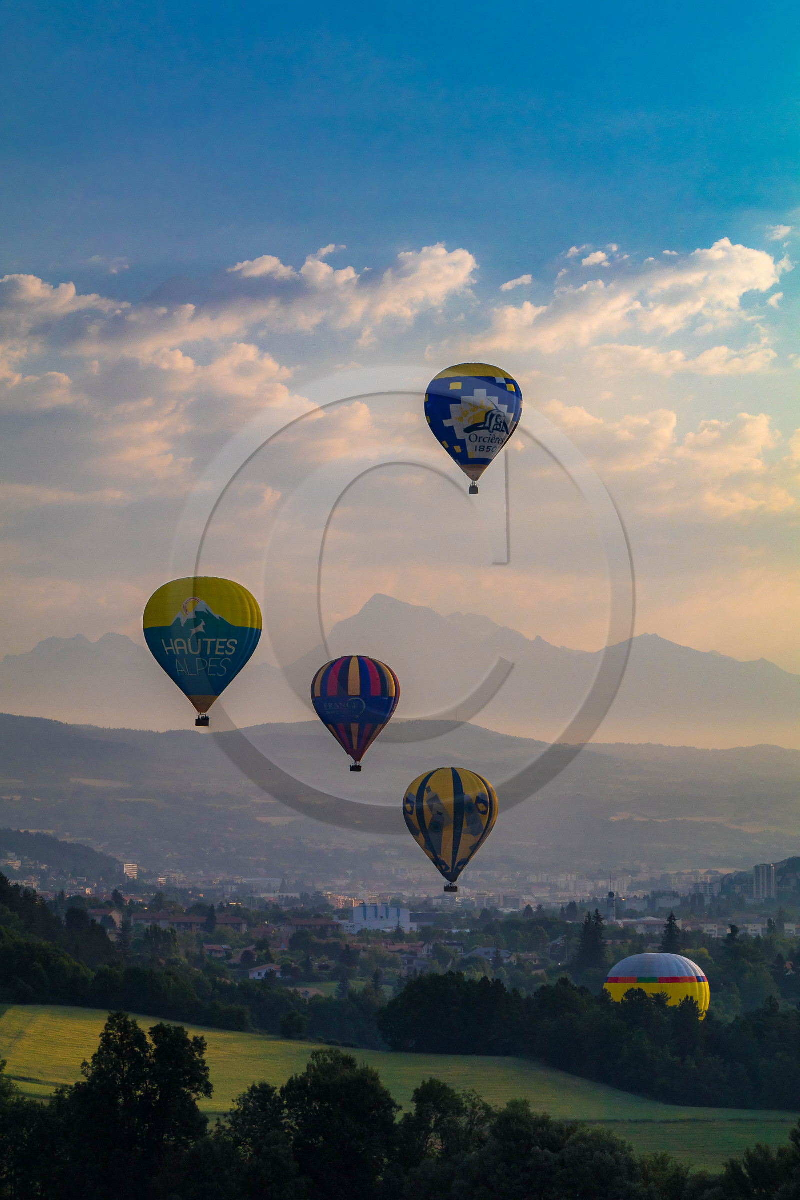 Gap, vol en montgolfière