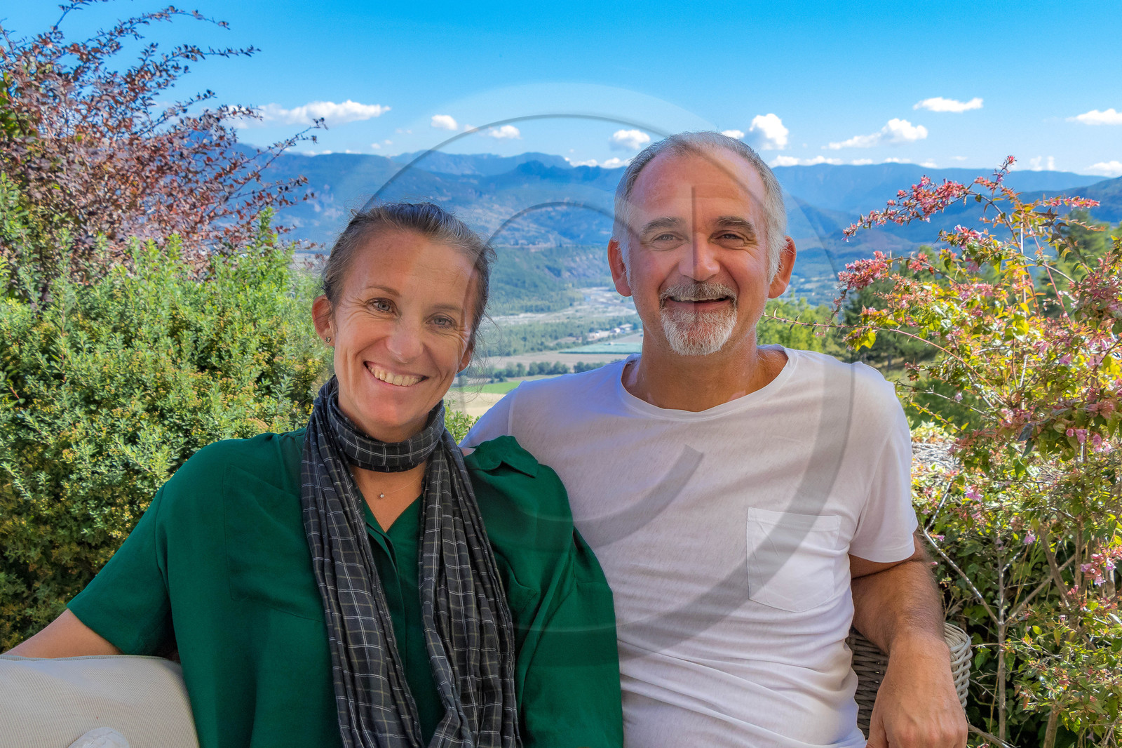 Ribiers, Laurence Dagnan Maury et Christophe Maury