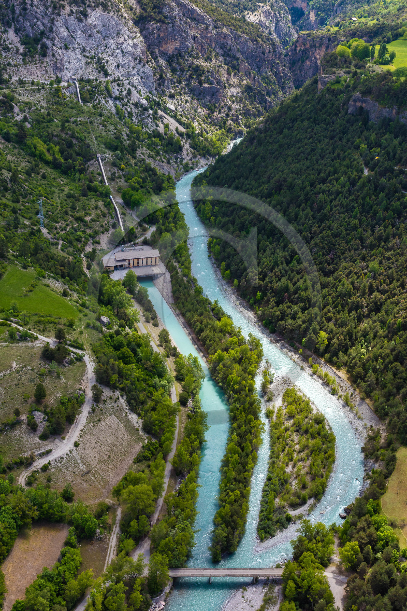 Aménagement de production hydraulique EDF d'Eygliers