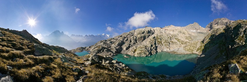 Lac Blanc et le massif du Mont-Blanc