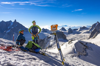 Géomorphologie à l'Aiguille du Midi