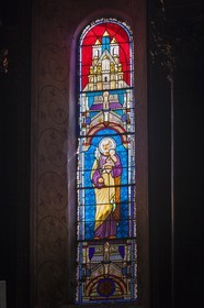 cathédrale Notre-Dame-de-l'Assomption d'Entrevaux , vitraux