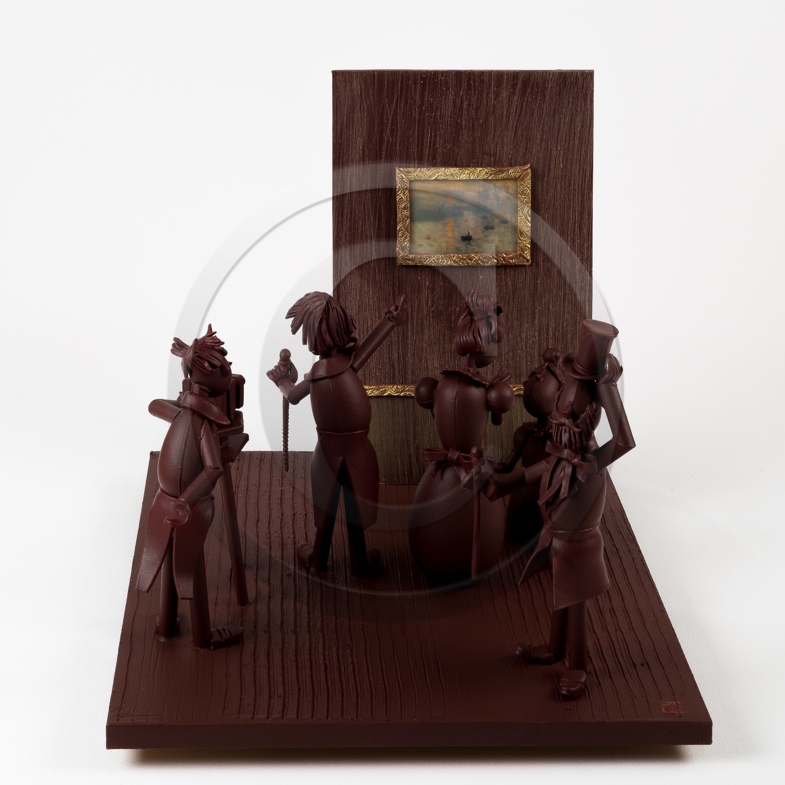 Exposition Influences, Petite histoire de l'art en chocolat par Luc Eyriey