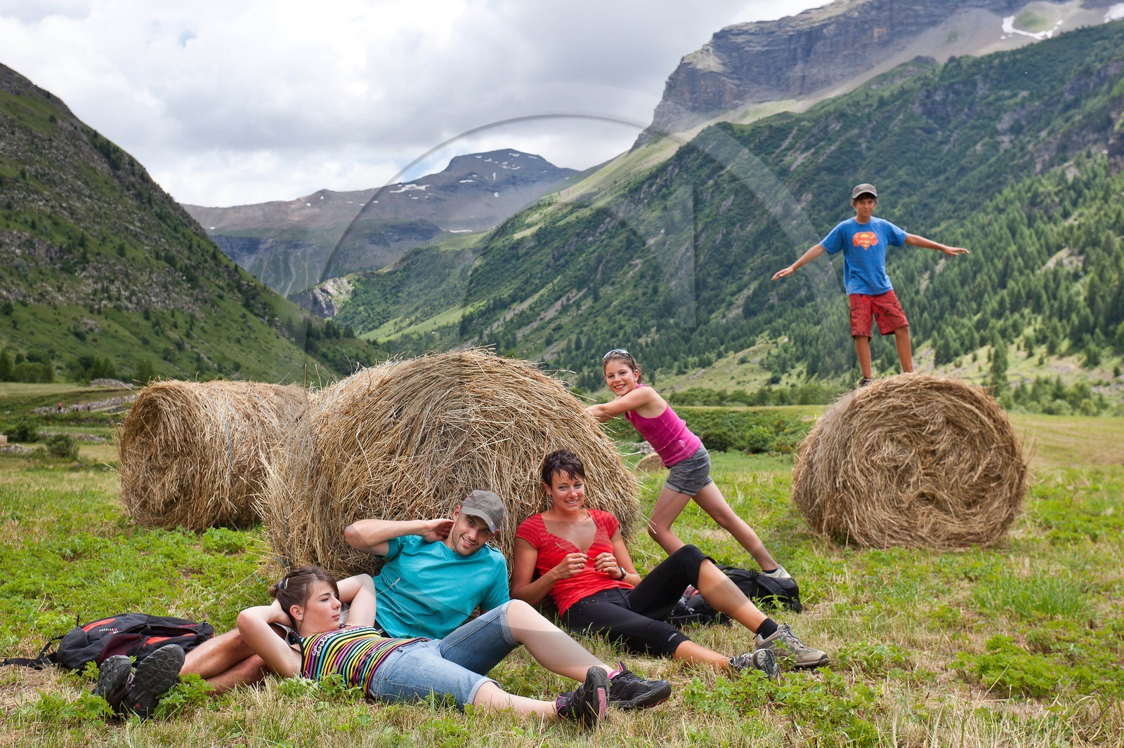 Randonnée famille montagne