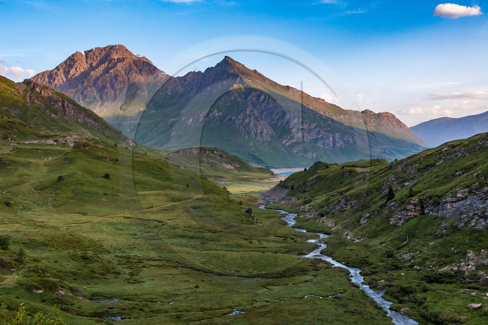 alpages du lac du Mont-Cenis