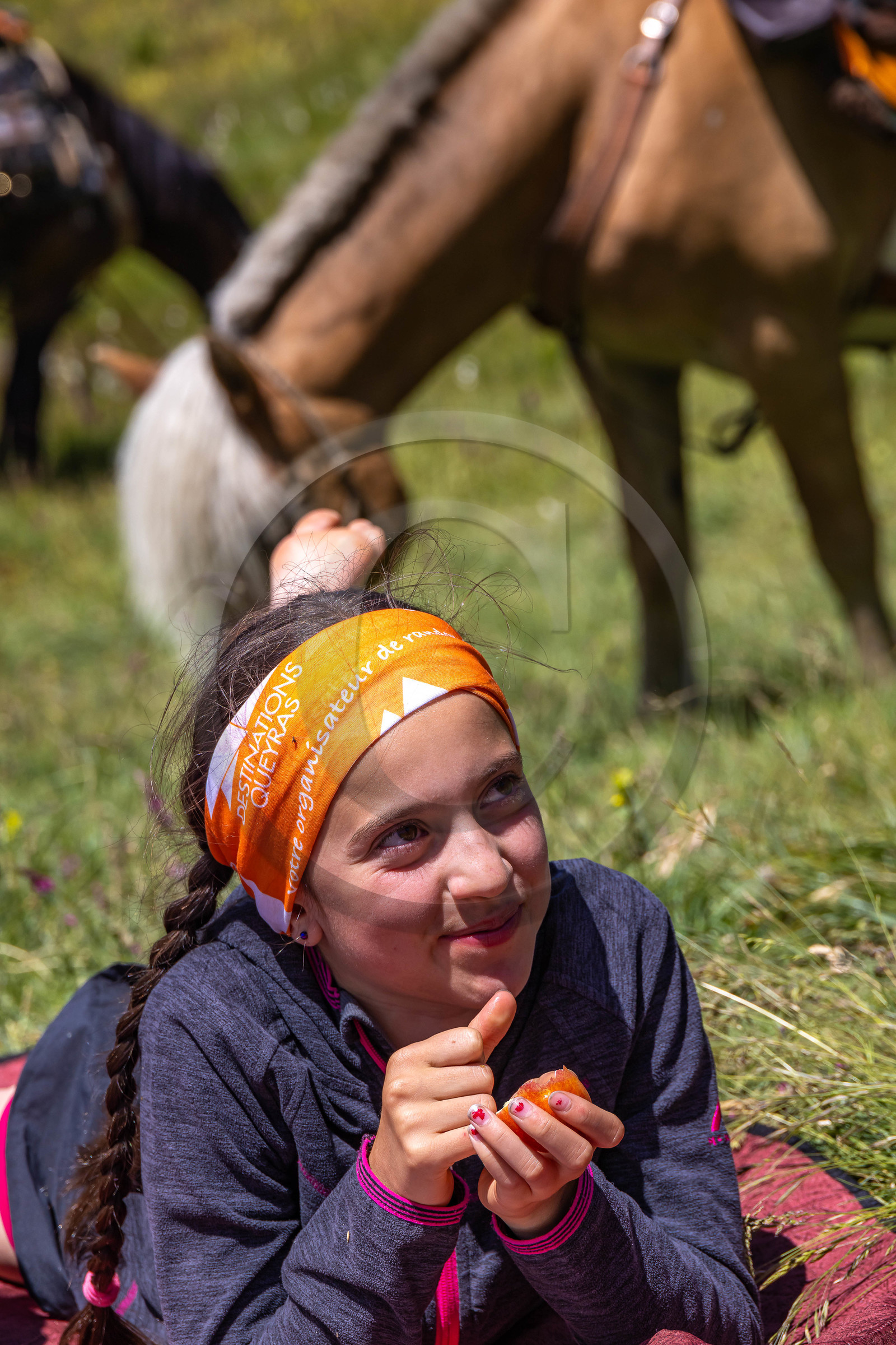 Trek famille avec animaux de bats