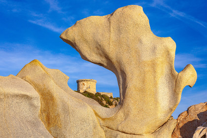 Tour génoise de Campomoro et taffoni
