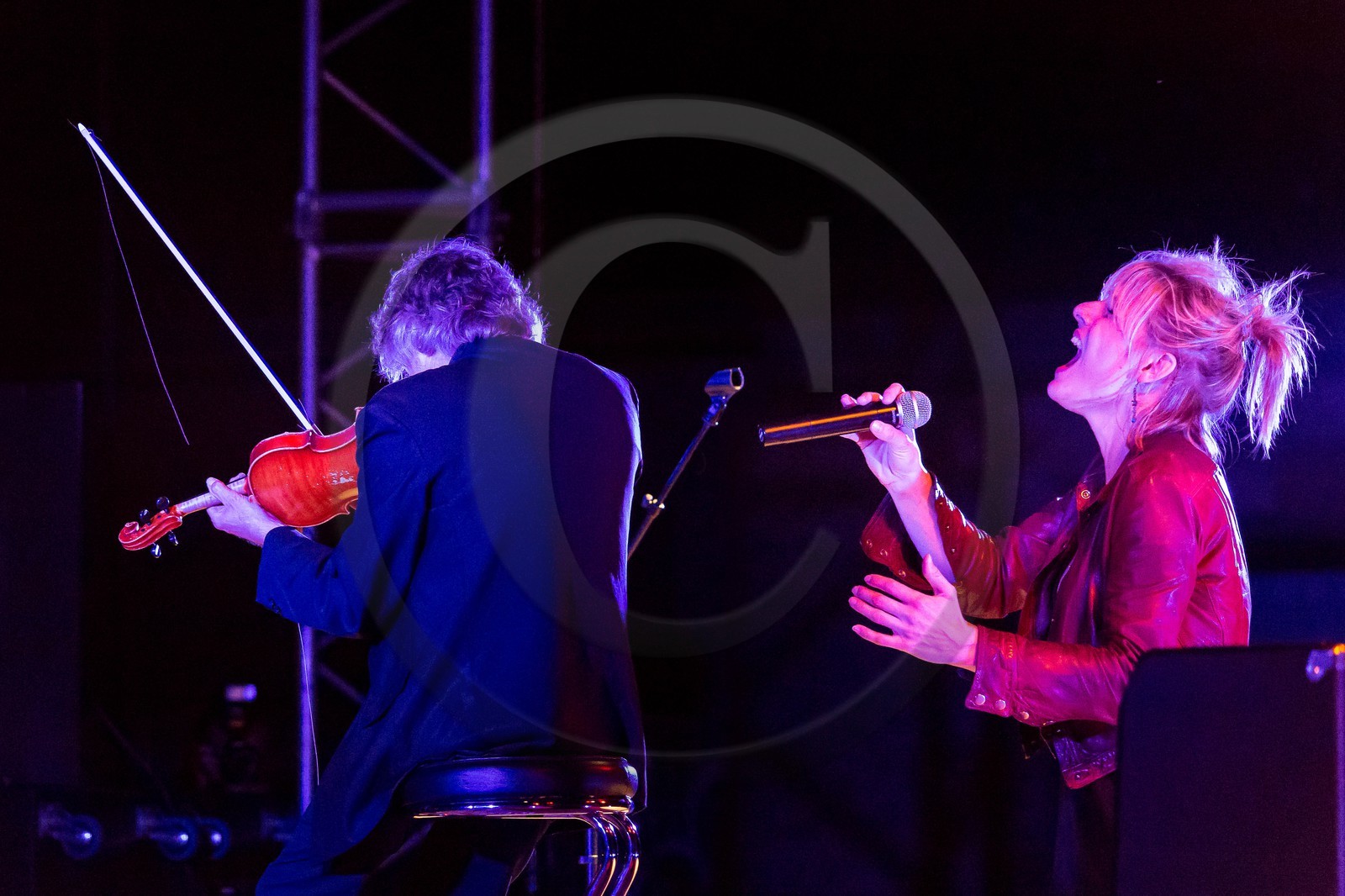 Concert de Didier Lockwood sur la scène du Festival 2012 Trad'in Live à Embrun