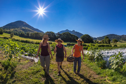 LéguMontagne, Sylvie Jaussaud et  Bertille Gieu, Maraîchères bio