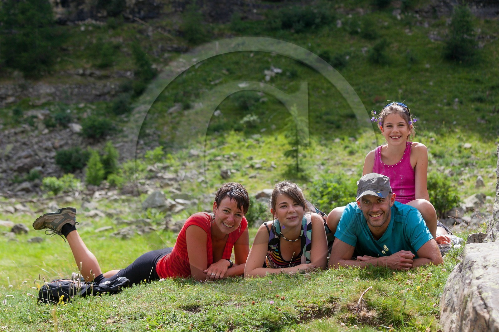 Randonnée famille montagne