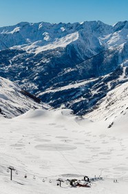 Serre-Chevalier, Snow drawings, une œuvre de l'artiste Sonja Hinrichsen