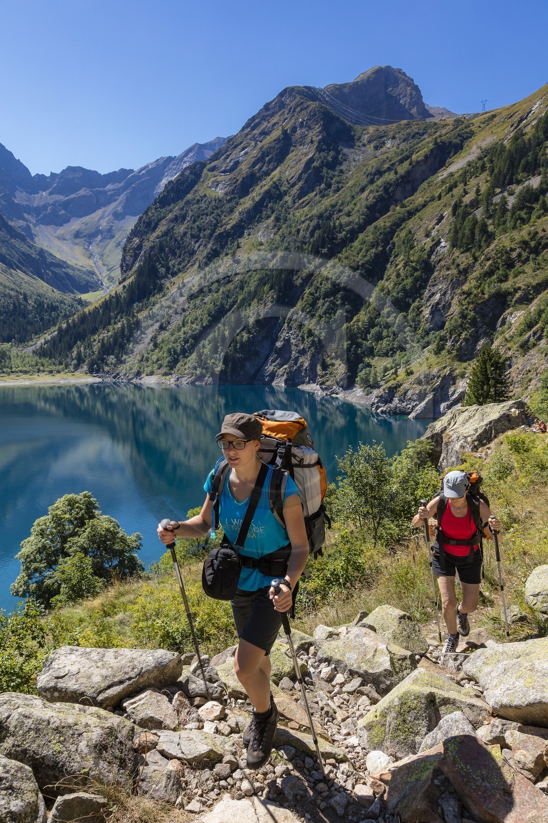 Randonnée pédestre sur le GR54