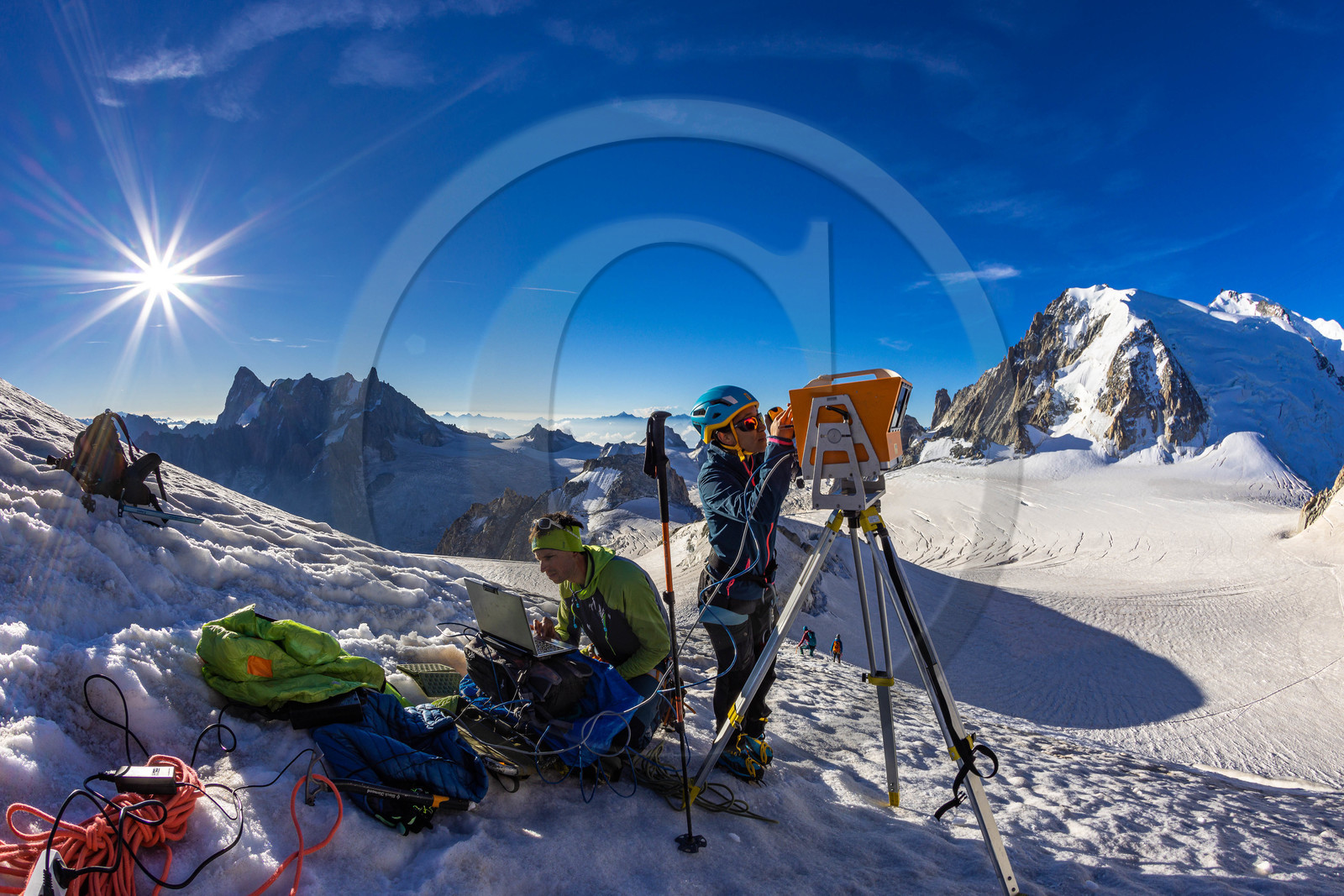 Géomorphologie à l'Aiguille du Midi