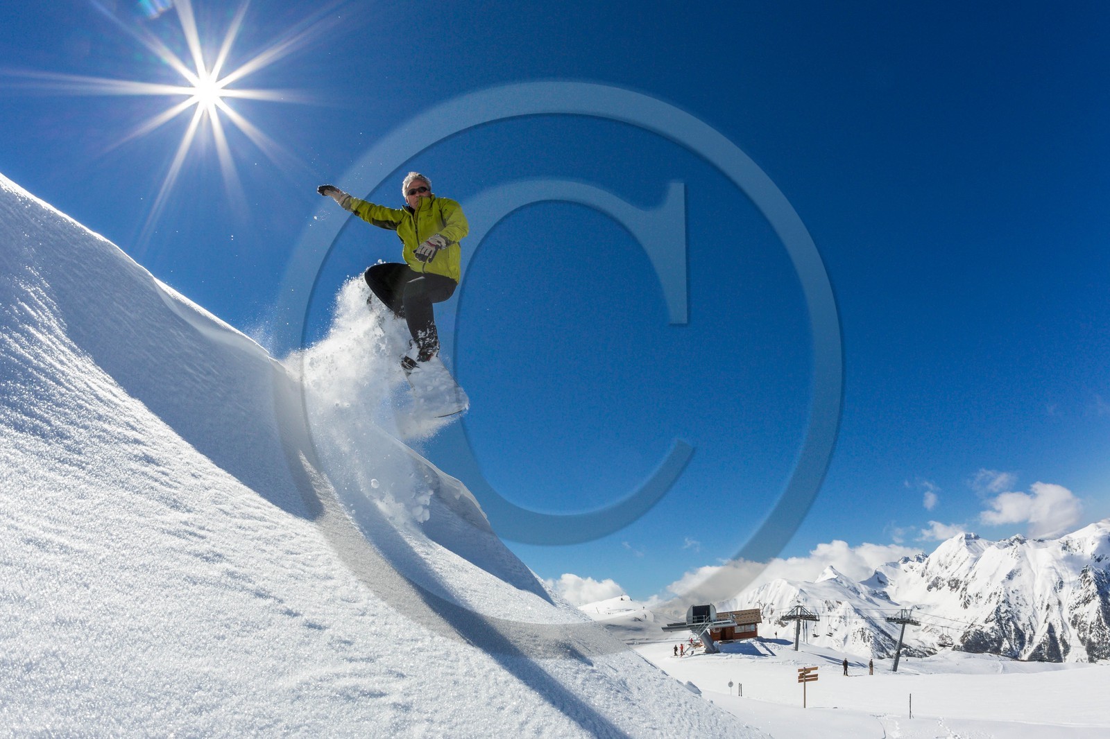 Les Orres, surf des neige