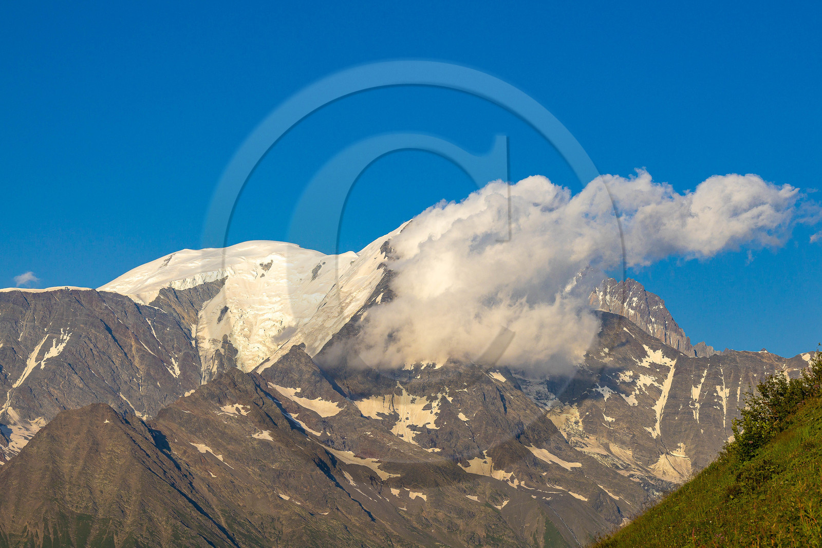 Saint-Gervais-les-Bains, Le Mont-Blanc du Chalet-Refuge du Mont-Joly
