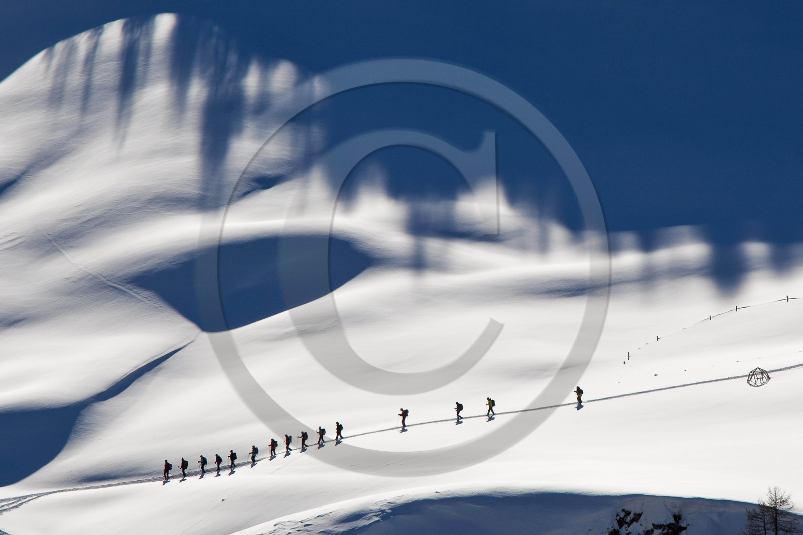 Les Orres, Randonnée raquettes cabane de l'Eyssalette