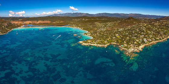 Golf de Santa Giulia et la Pointe de Pietraggione