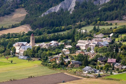 Faucon-de-Barcelonnette, tour de l'horloge