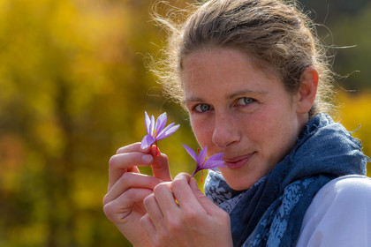 Melissa Bertrand-Pellisson,  safranière