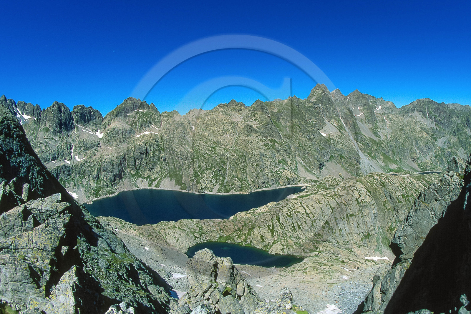 Vallée de la Valmasque, lac du Basto