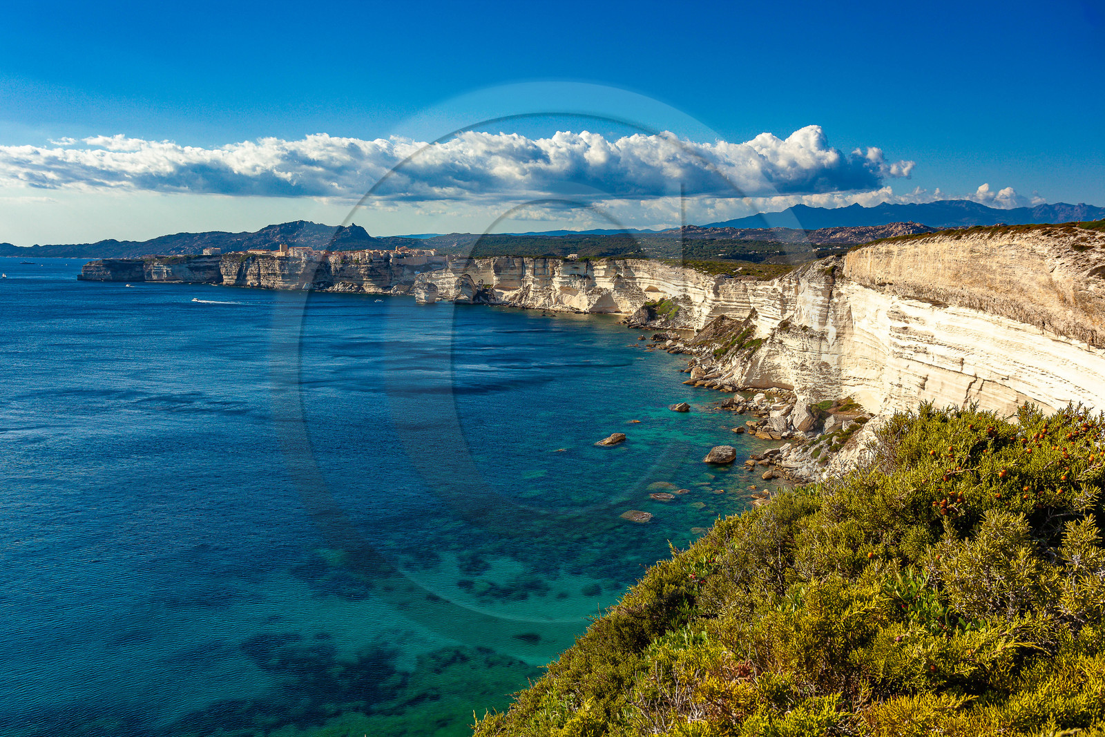 Falaises de calcaire de Bonifacio