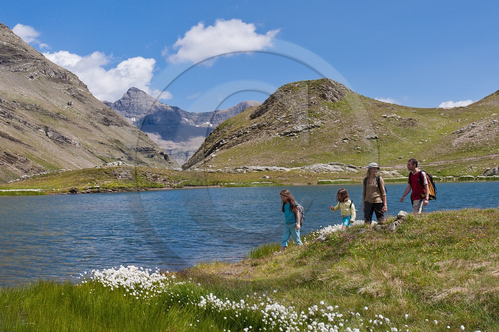 Orcières 1850, randonnée famille