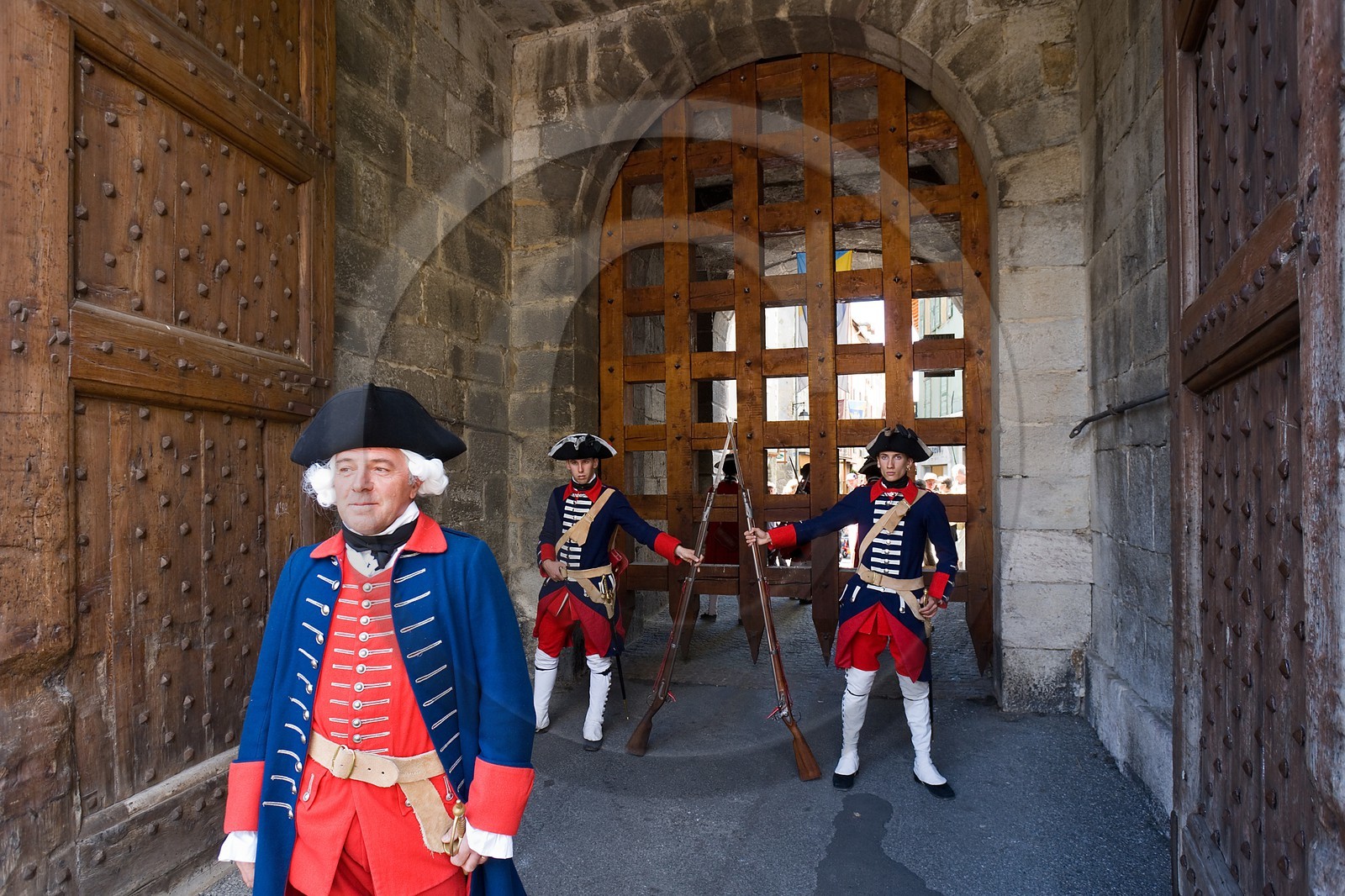 Briançon, l'association Les regiments du passé reconstituent la vie civile et militaire