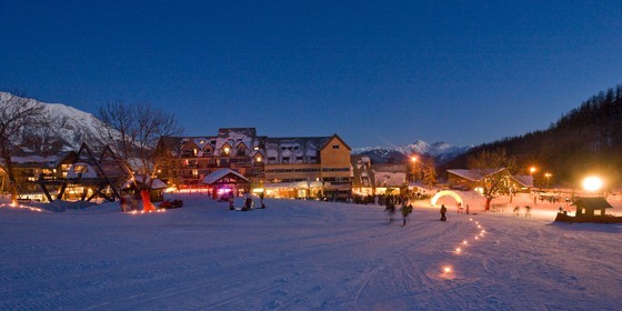 Station de ski de Réallon, course de ski alpinisme nocturne Laetitia Roux