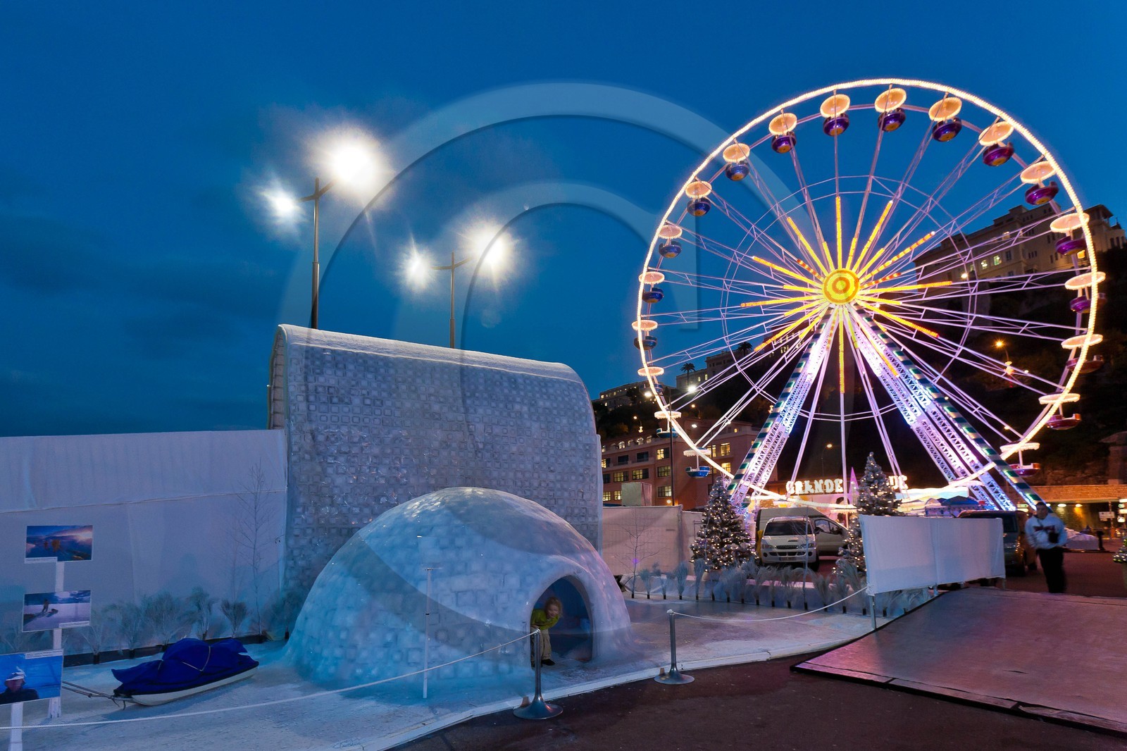 Monaco, exposition de Bertrand Bodin Délices de gel