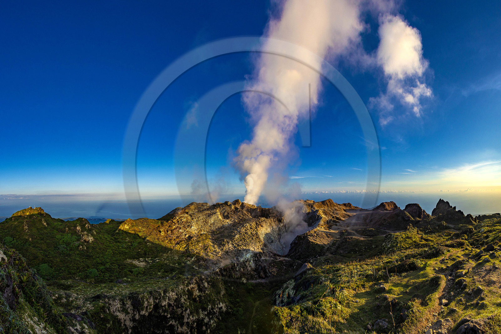 La Soufrière, volcan actif de la Guadeloupe