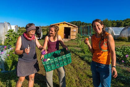 LéguMontagne, Sylvie Jaussaud et  Bertille Gieu, Maraîchères bio