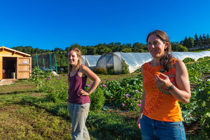 LéguMontagne, Sylvie Jaussaud et  Bertille Gieu, Maraîchères bio