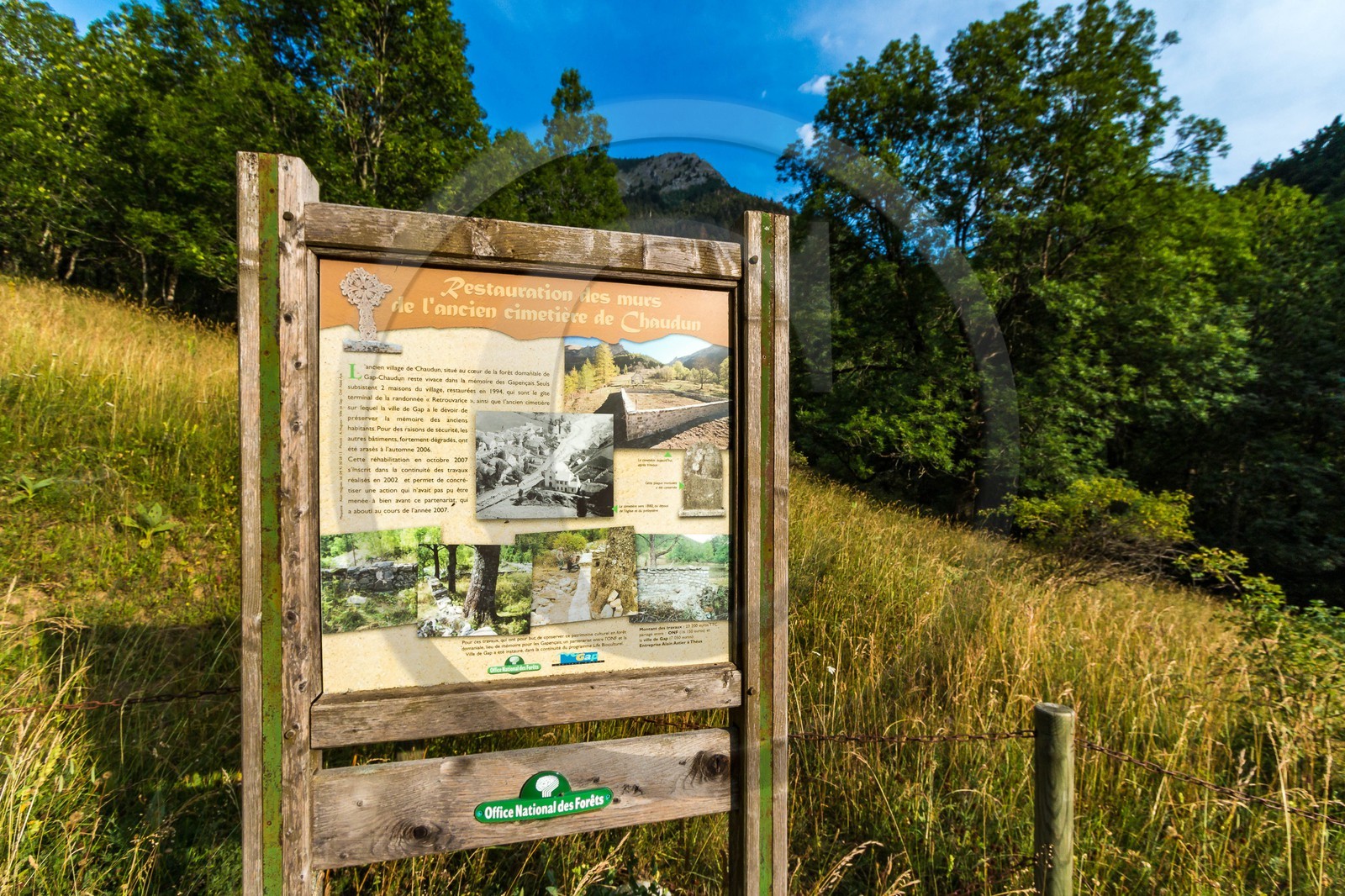 Ruine de l'église de Chaudun