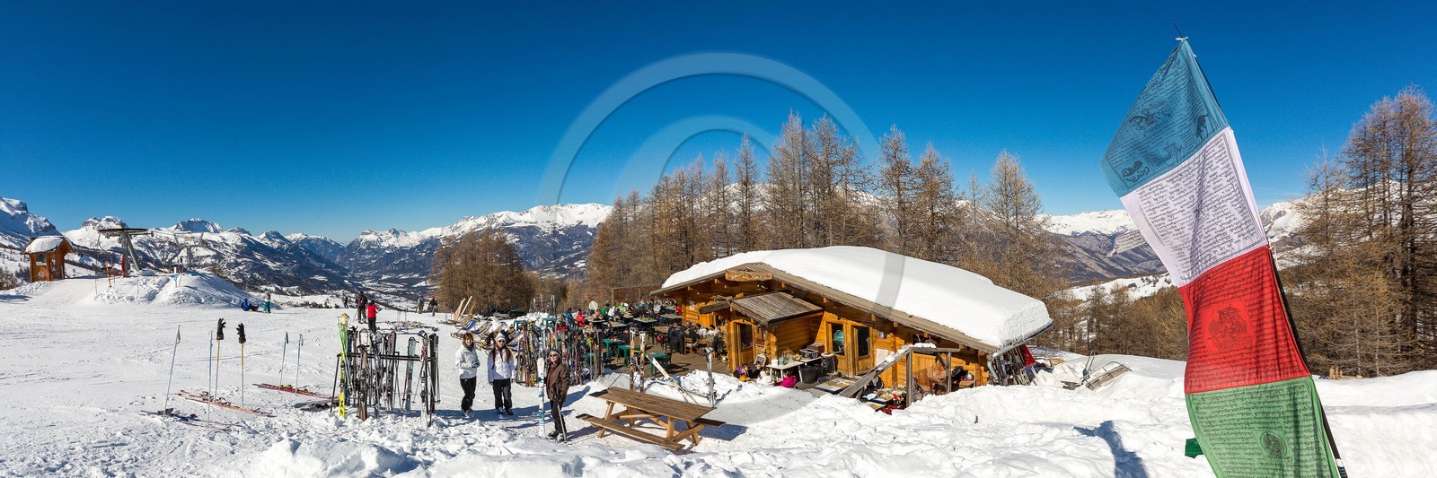 Station de ski Sauze Super-Sauze, Restaurant du Dôme, restaurant d'altitude