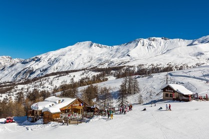 Station de ski Sauze Super-Sauze, restaurant d'altitude La Cabane à Jo