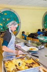 Briançon, restauration scolaire de Fortville