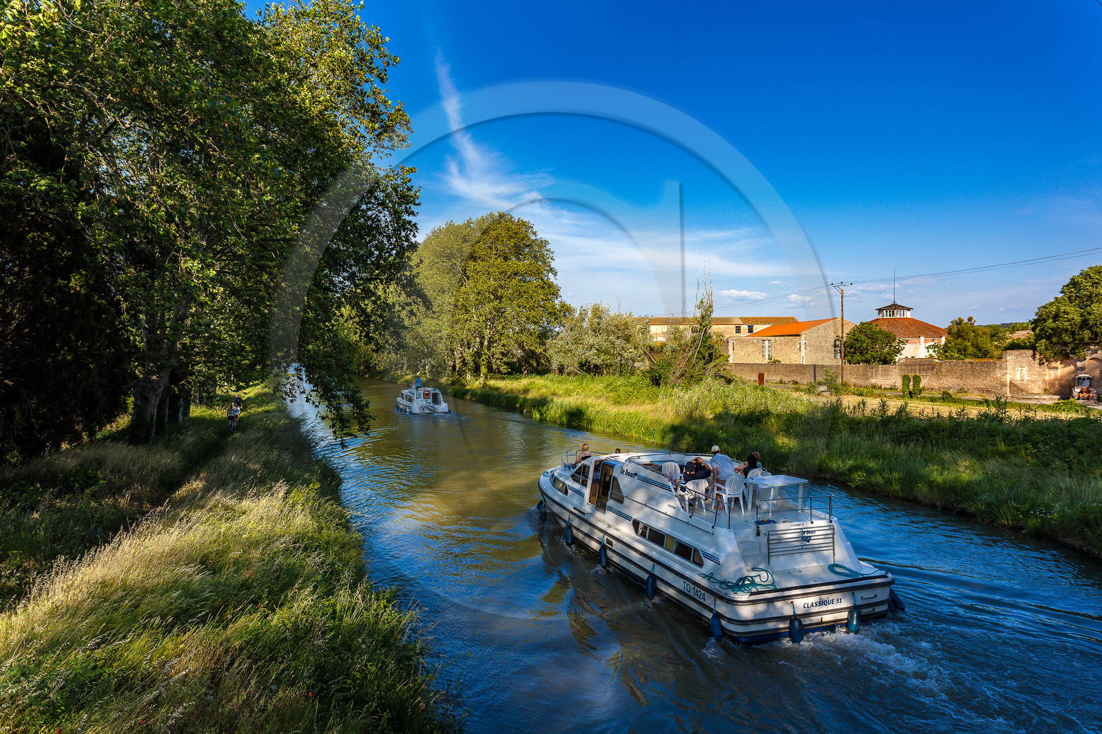 Canal du Midi, inscrit au Patrimoine mondial de l'UNESCO