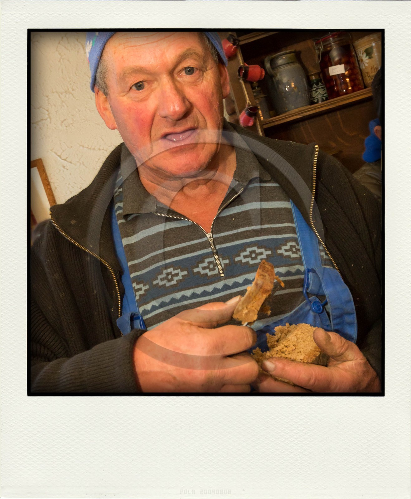 Village de Villar-d'Arène, fête du pain bouilli ou pain noir, Maurice Rousset, fourniron