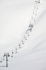Station de ski d'Orcières 1850, télésiège des Lacs